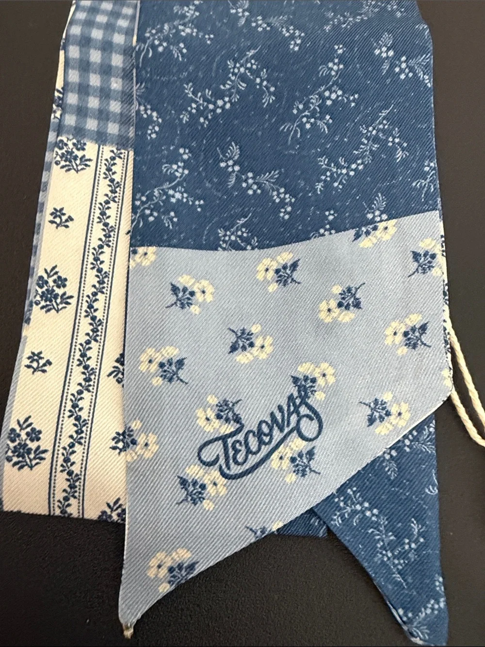Tecovas | 100% Silk Patchwork Ribbon Scarf 🤠